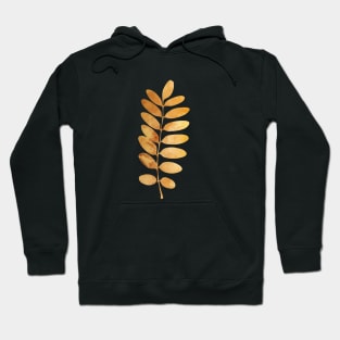 Yellow Fern Leaf Hoodie